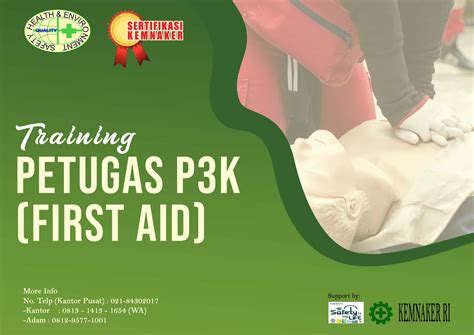 Pelatihan Pertolongan Pertama First Aid Training Pusat Pelatihan K3