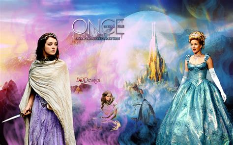 Aurora And Cinderella Once Upon A Time By Eqdesign