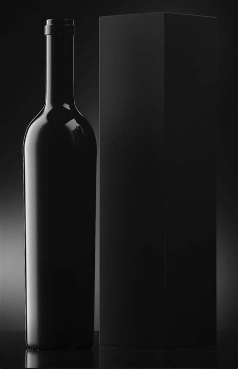 black wine bottle mock   behance
