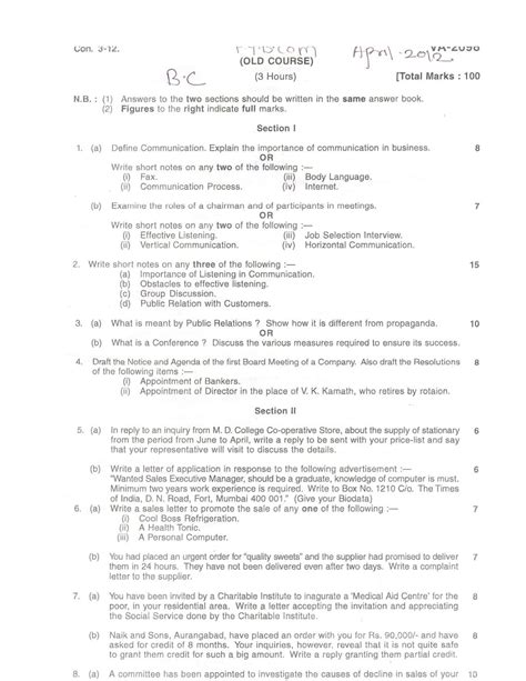 Mu Question Papers Commerce Mumbai University Fybcom Question Paper