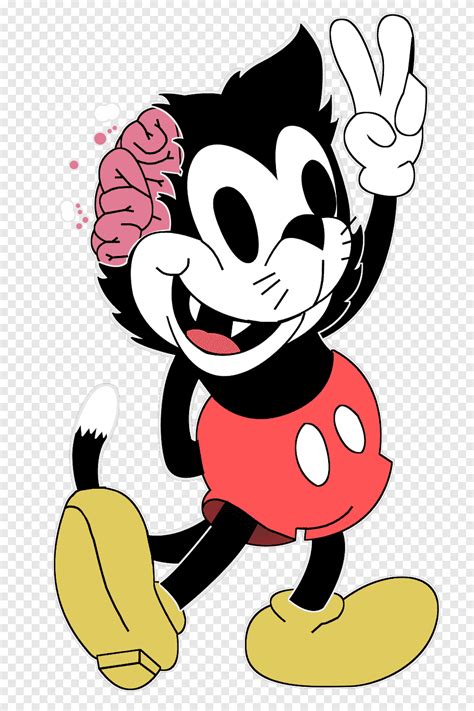 Pakaian T Shirt Kucing Mickey Mouse Minnie Mouse Kucing Mamalia