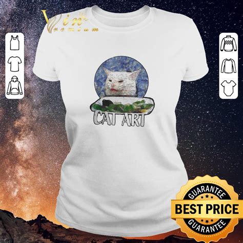 Hot Angry Yelling At Confused Cat At Dinner Table Meme 2020 Shirt