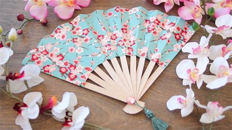 How To Make Easy Paper And Popsicle Stick Fan In Just 5 Minutes Youtube