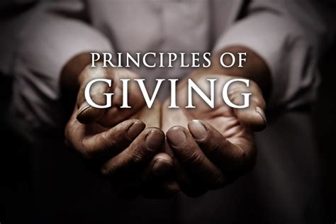 Principles Of Giving New Hope Christian Center