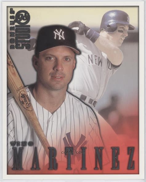 Louis cardinals, and tampa bay devil rays from 1990 through 2005. 1998 Donruss Studio - 8x10 Portraits #25 - Tino Martinez