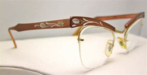 1950s Browline Cats Eye Eyeglasses 50s Vintage Frames Etsy Eyeglasses Vintage Frames