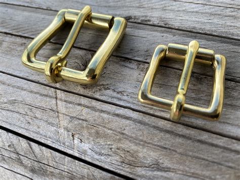 Solid Brass Roller Buckle 2 Sizes Tcd Supplies