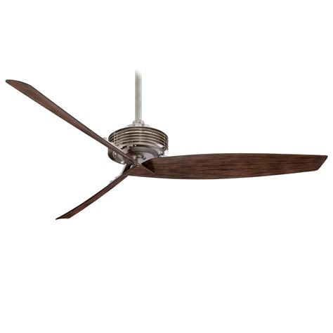 Choosing a unique ceiling fan. Minka Aire Gilera Ceiling Fan F733-BS/BN - 62 Inch Fan with Very Unique Styling Modern Fan Outlet