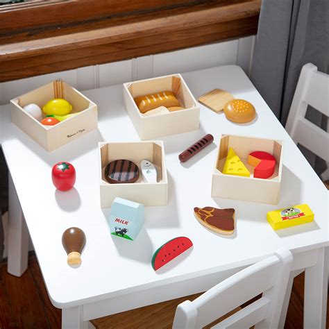 Buy Melissa And Doug Food Groups 21 Wooden Pieces And 4 Crates Multi