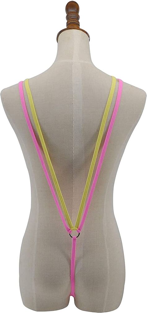 buy sherrylo slingshot bikini for women topless g string bottom extreme suspender sling micro
