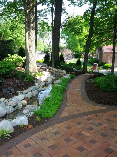 Landscaping And Paver Walkways Stone Landscaping Garden Design