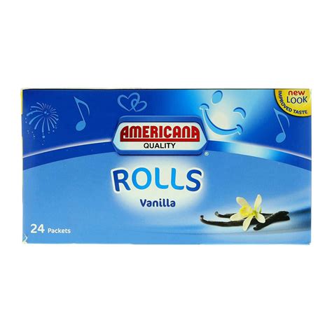Buy Americana Mini Swiss Roll Vanilla Cake 20g Online Shop Bakery On