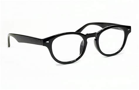 Nwt Retro Reading Glasses Professor Style Round Spring Hinge Frame Ebay