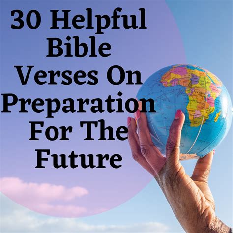 30 Important Bible Verses On Preparation For The Future