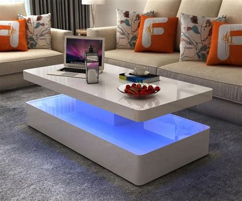 Led Coffee Table Home Furniture Home Accents