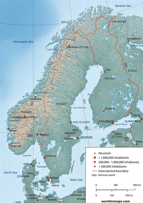 Scandinavia World In Maps