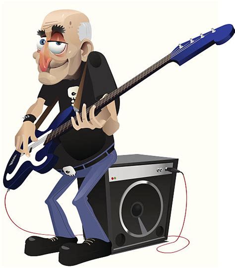 Royalty Free Old Man With Guitar Clip Art Vector Images And Illustrations Istock