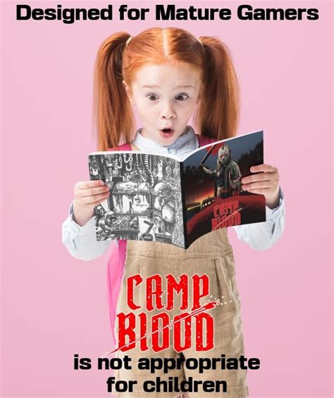 Camp Blood Grindhouse Rural Horror Tabletop Rpg — Bloat Games