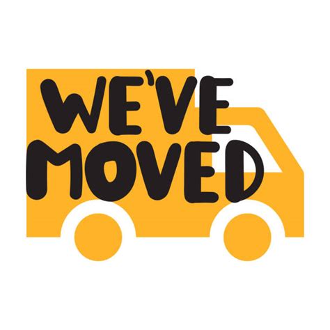 Best We Have Moved Sign Illustrations Royalty Free Vector Graphics