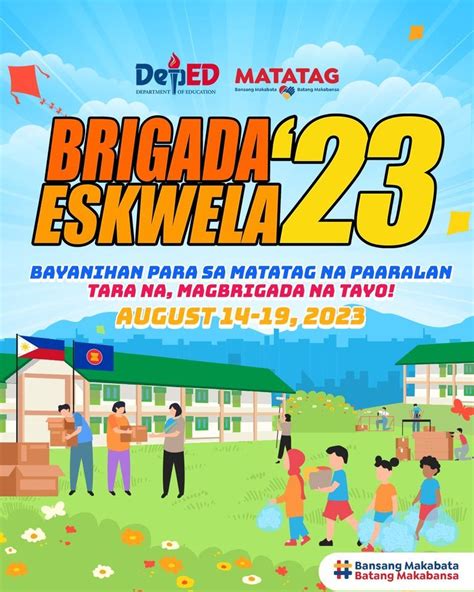Brigada Eskwela For Sy2023 2024 Deped Tayo Muntindilaw National High