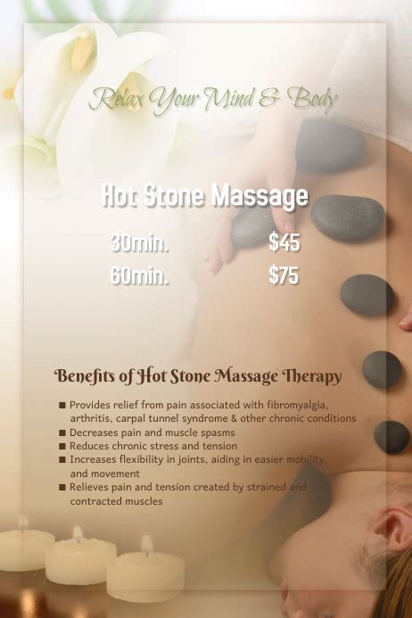 Copy Of Massage Poster Postermywall