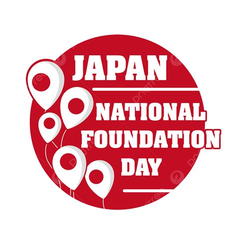 Foundation Day Vector Png Images Red National Foundation Day Graphic