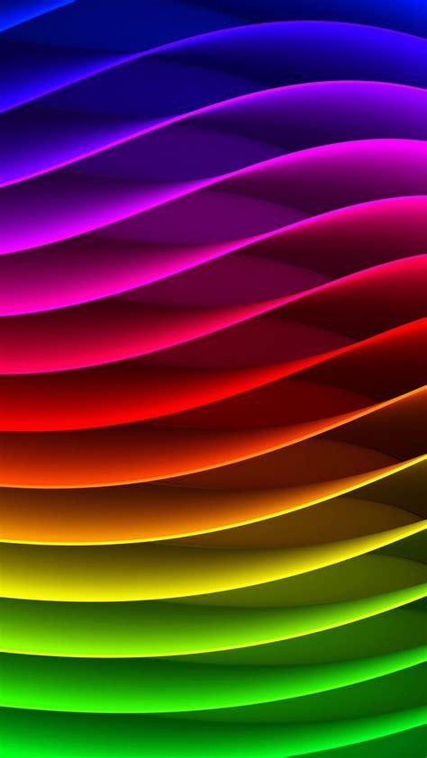 Smartphone Hd Rainbow Abstract Hd Wallpaper Download