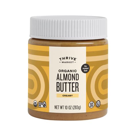 Thrive Market Goods Organic Creamy Almond Butter Thrive Market