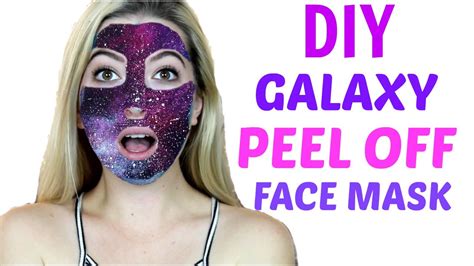 Honey & milk peel off face mask. DIY GALAXY PEEL OFF FACE MASK - YouTube