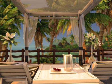 Tropical Oasis By Sarinasims At Tsr Sims 4 Updates
