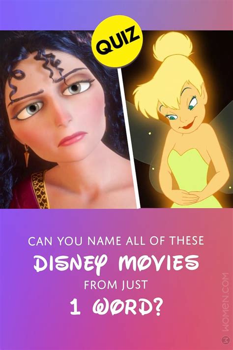 Quiz Can You Name All Of These Disney Movies From Just 1 Word Artofit