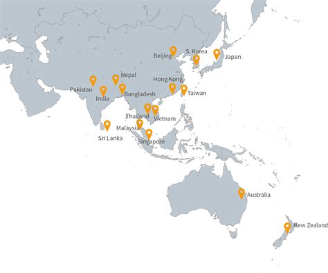 Apac Region Countries List Asia Pacific Selected Country