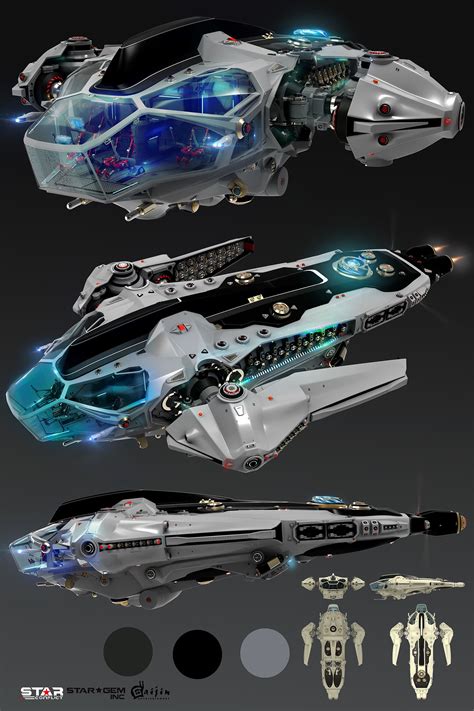 Concept Spaceship For Game Oshanin Dmitriy Spaceship Design Spaceship Art Space Ship
