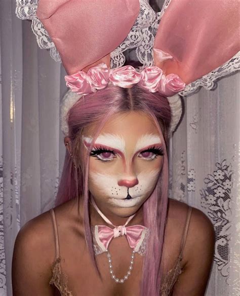 Leah Halton 🪄 Bunny Makeup Tim Burton Costumes Makeup Inspiration
