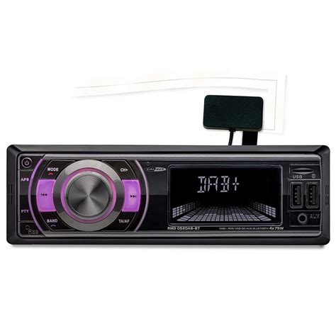 Coche Calibre Rmd Dab Bt Unidad Usb Sd Con Sintonizador De Radio