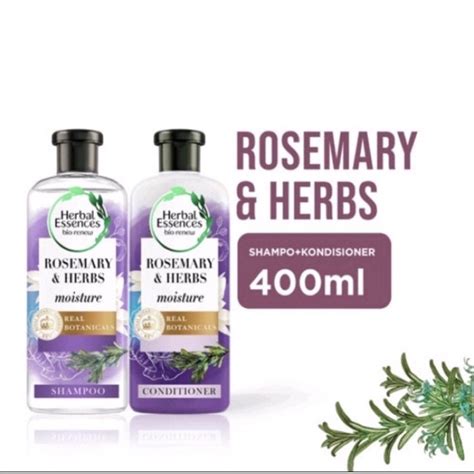 Jual Herbal Essences Rosemary And Herbs Shampoo And Conditioner 400ml Shopee Indonesia