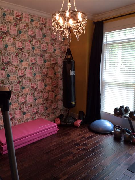 My Girly Glam Home Gym Home Gym Decor Gym Room At Home Workout Room