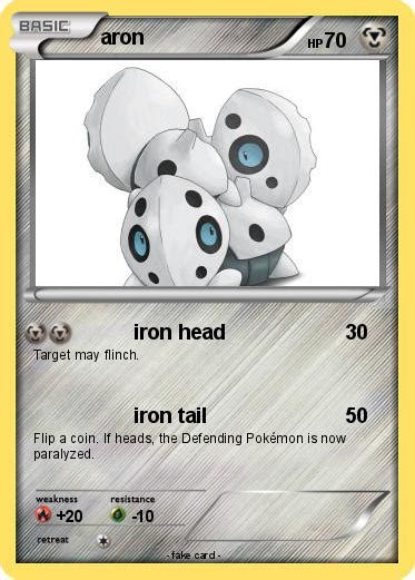 Pokémon Aron 121 121 Iron Head My Pokemon Card