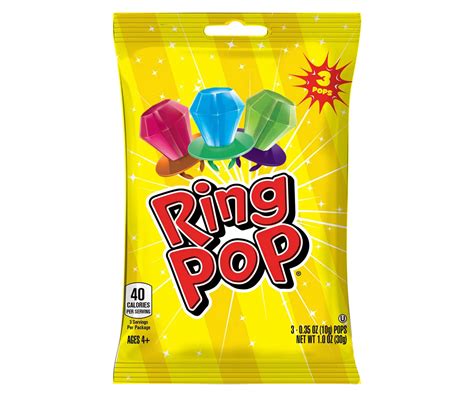 Ring Pop Candy Ring Jewelry 3 Pack Big Lots