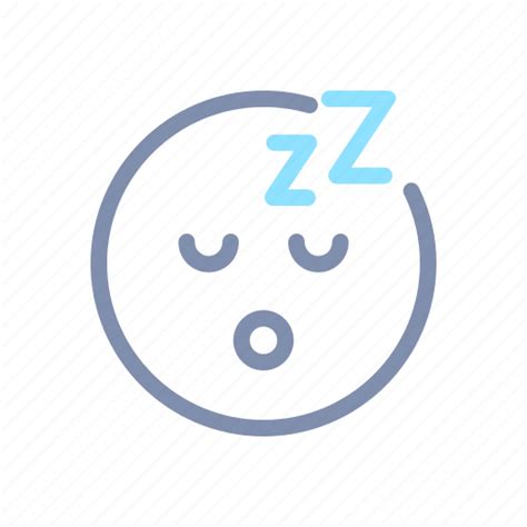 Asleep Emoji Emoticon Emotion Face Sleep Smiley Icon