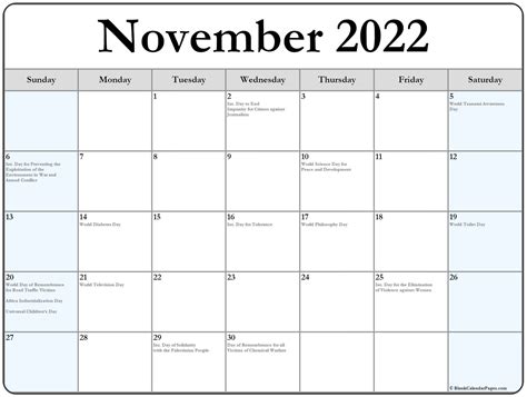 Printable Calendar 2022 November Printable Calendar 2023