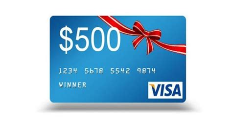 Win A 500 Visa Prepaid T Card Visa T Card Prepaid T Cards
