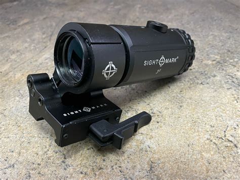 Sightmark T 3 Magnifier Lqd Locking Quick Detach Flip To Side Mount