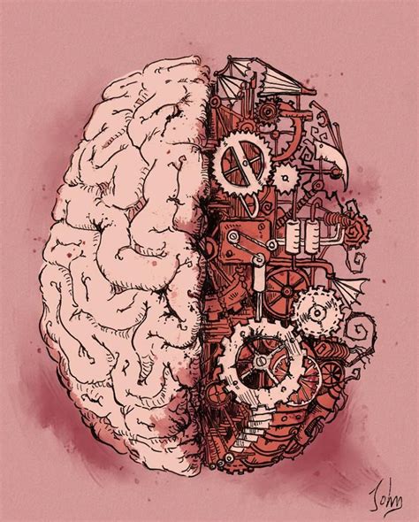 Steampunk Brain By Benjogan Brain Art Brain Illustration Medical Art