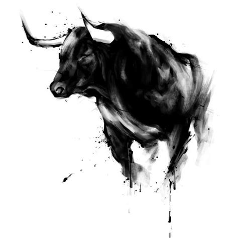 Animal Paintings Animal Drawings Toros Tattoo Taurus Bull Tattoos