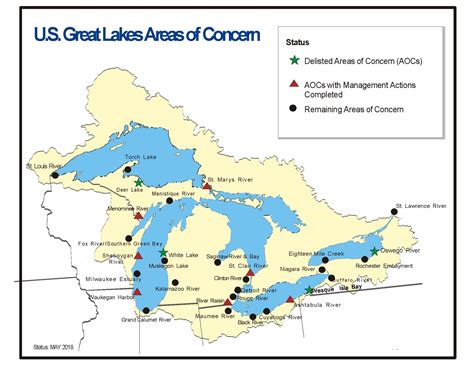 Great Lakes And Rivers Map