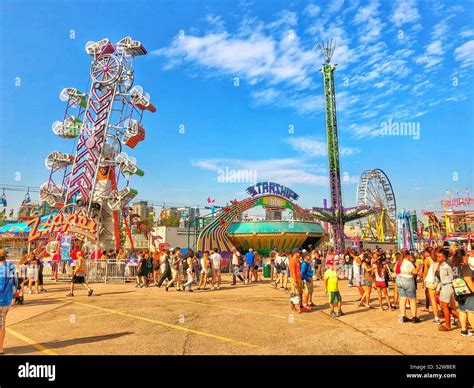 The Annual Canadian National Exhibition In Toronto Ontario Stock Photo