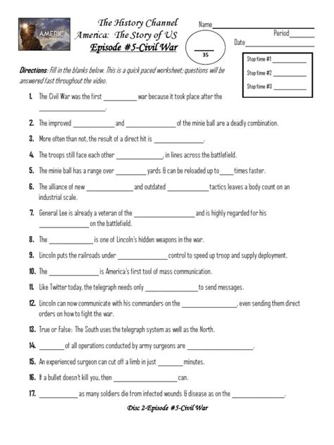 20++ america the story of us cities worksheet answers