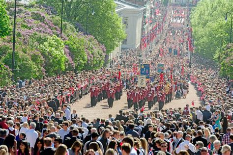 Norwegian Constitution Day Editorial Stock Photo Image Of Crowd 70083013