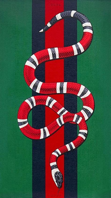 Gucci Snake Logo Drawings Stripes Water Snake Hd Phone Wallpaper